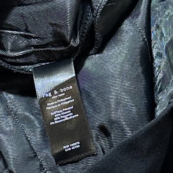 Rag & Bone NWOT Women's Irina Ponte High Rise Front Pleats Trousers Size… - Picture 5 of 10